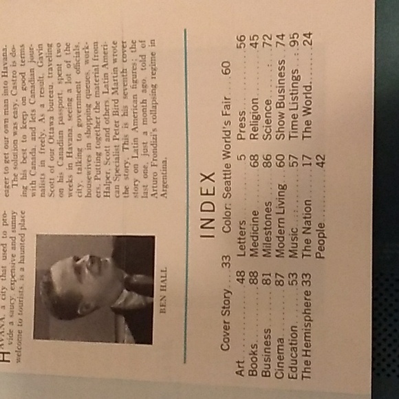 TIME.. 1962.. Cuba..Blas Roca.. 92 pg.. News Mag.. 8.5 x 11.. - Picture 9 of 12